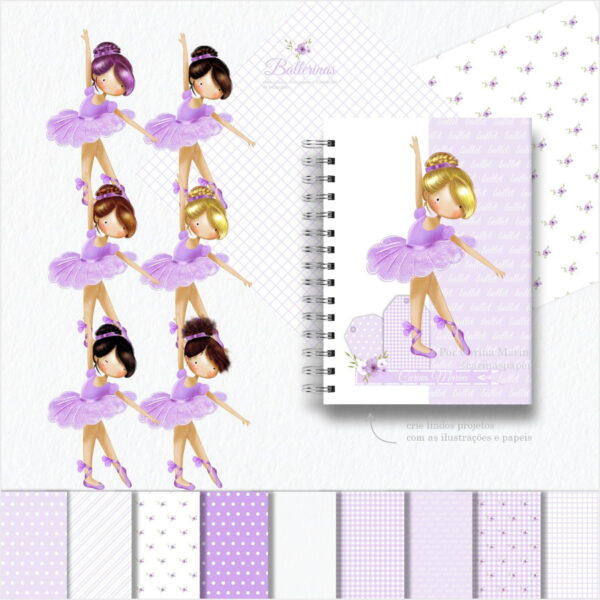 Kit Digital Ballerinas (bailarinas) (produto Digital) - Imagem 3
