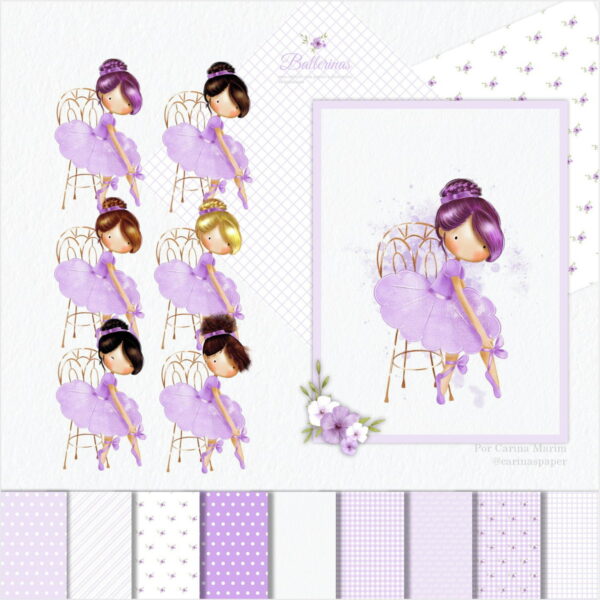 Kit Digital Ballerinas (bailarinas) (produto Digital) - Imagem 2