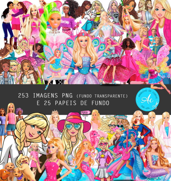 Kit Digital Barbie #1 Png