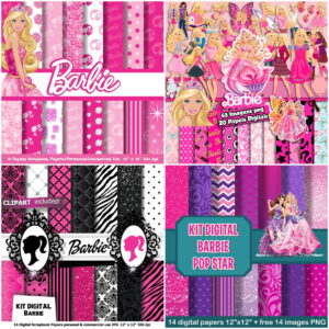 Kit Digital Barbie 4