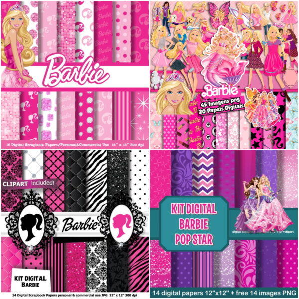Kit Digital Barbie 4