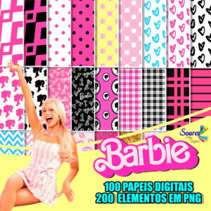 Kit Digital Barbie Filme