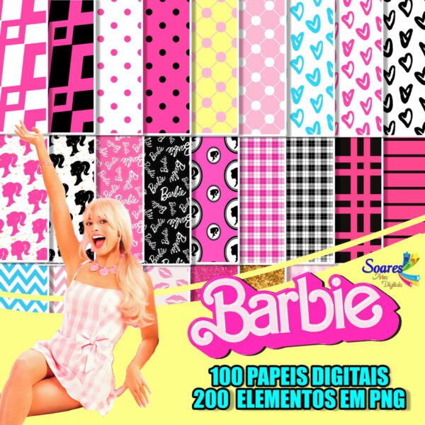 Kit Digital Barbie Filme