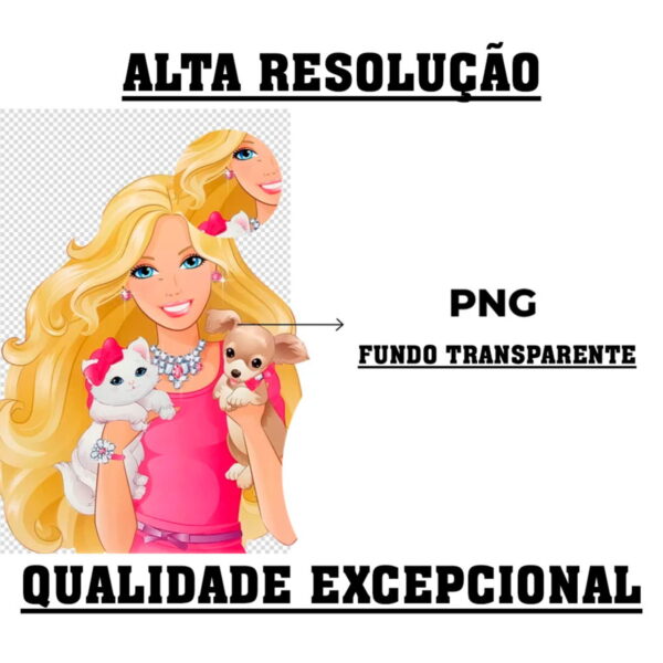 Kit Digital Barbie - Imagem 2
