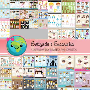 Kit Digital Batizado E Eucaristia Vários Kits