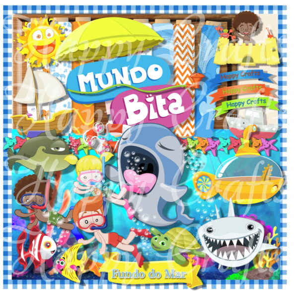Kit Digital Combo Bita e o Fundo do Mar