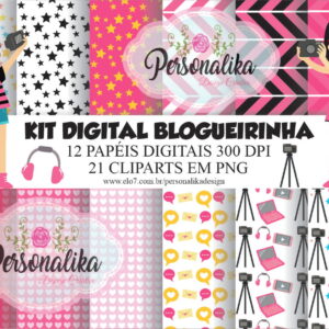 KIT DIGITAL BLOGUEIRINHA OU YOUTUBER