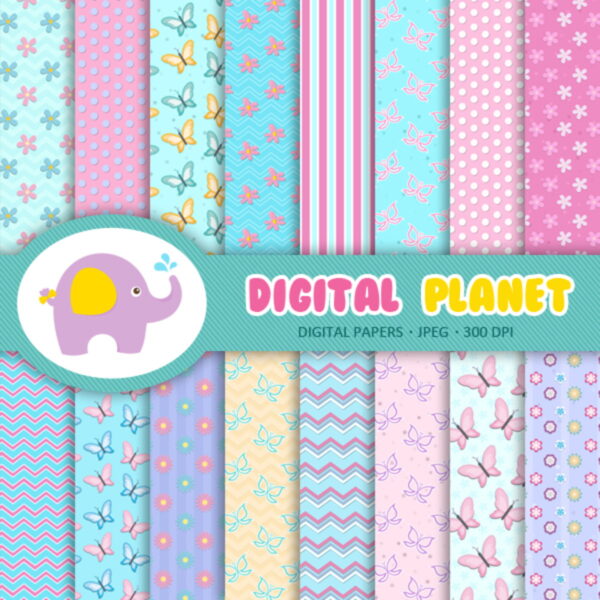 Kit Digital - Borboletas 1