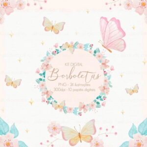 Kit Digital - Borboletas