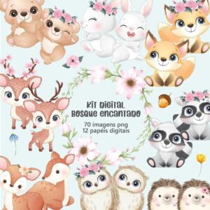 Kit Digital Bosque Encantado #1034#
