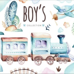 Kit Digital Boys World Aquarela