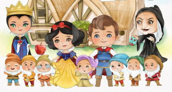 Kit Digital Branca de Neve #1610#