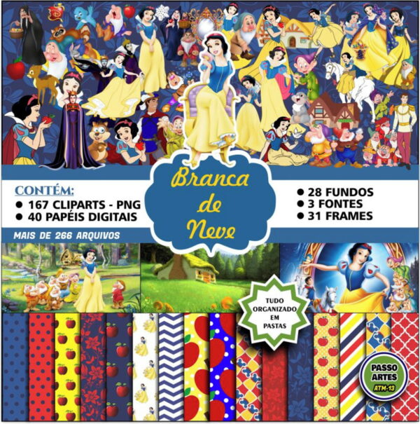 Kit Digital BRANCA DE NEVE