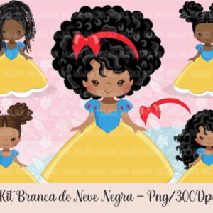Kit digital Branca de Neve negra