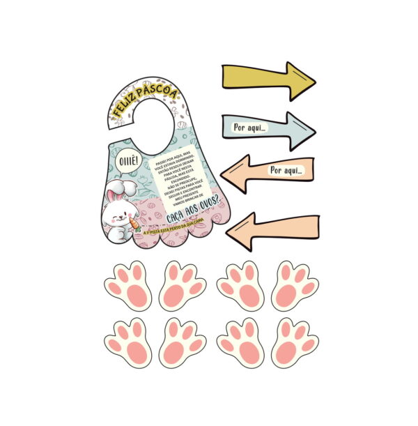 Kit Digital Caça aos Ovos de Páscoa para Imprimir em pdf - Image 3