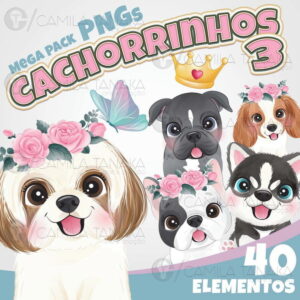 Kit Digital Cachorrinhos 3 (pague 1 Leve 3)