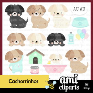 Kit Digital Cachorrinhos