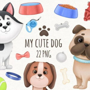 Kit Digital - Cachorro Fofo