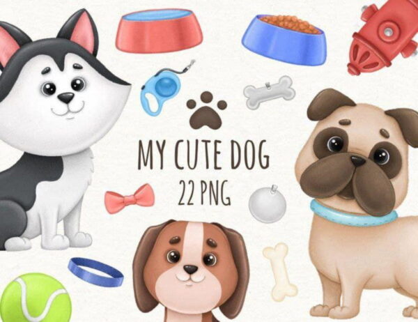 Kit Digital - Cachorro Fofo