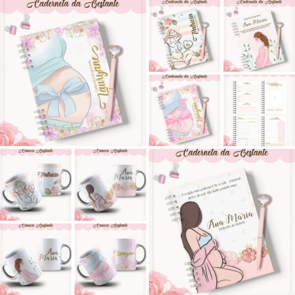 Kit Digital Caderneta da Gestante