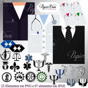 Kit Digital Capas Profissões
