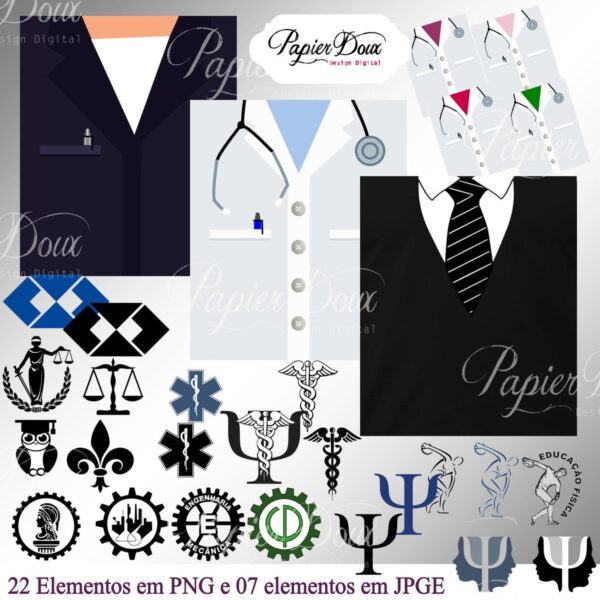 Kit Digital Capas Profissões