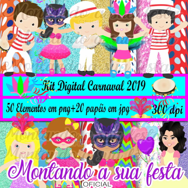 Kit Digital Carnaval 2019