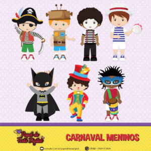 Kit Digital Carnaval Meninos