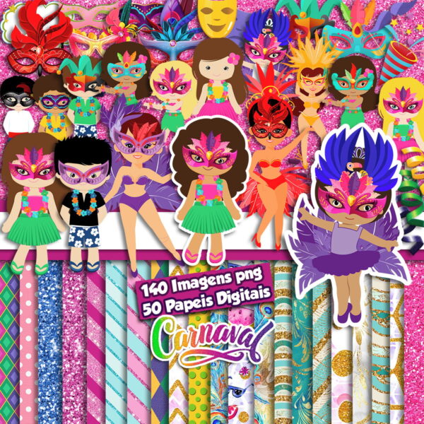 Kit digital Carnaval-