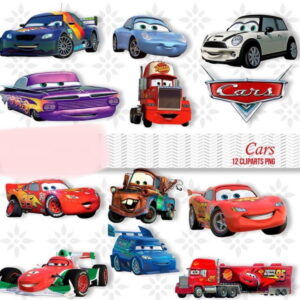 kit Digital Carro Disney PNG- Scrapbook