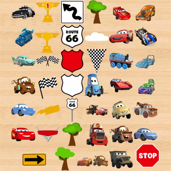 Kit Digital Carros Disney - Image 3