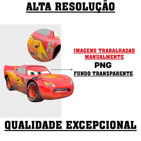 Kit Digital Carros Disney - Imagem 2