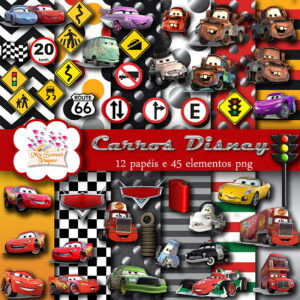 Kit digital Carros Disney
