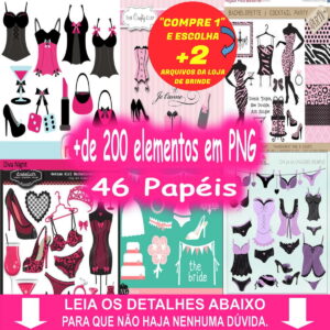 Kit Digital Chá de Lingerie