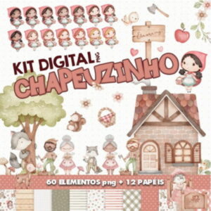 Kit Digital Chapeuzinho Vermelho Aquarela (15)
