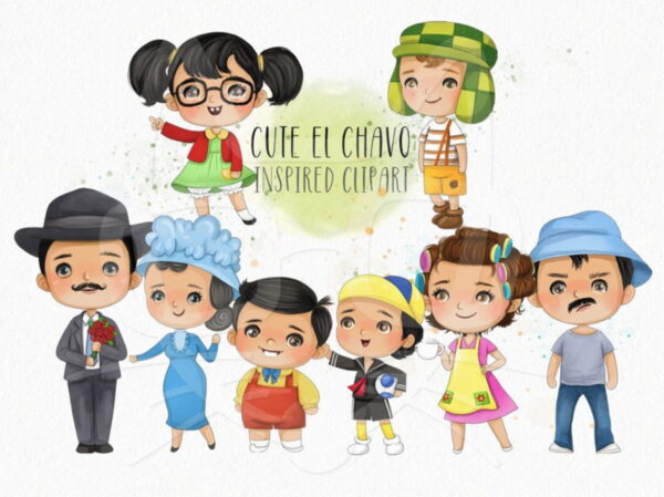 Kit Digital - Chaves Aquarela (cod. 0038)