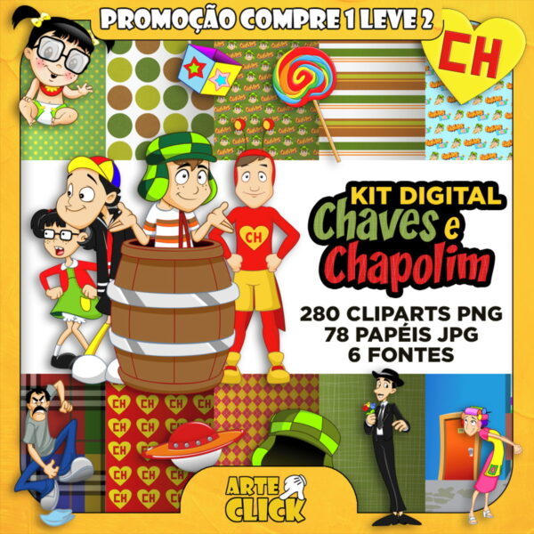Kit Digital Chaves e Chapolim