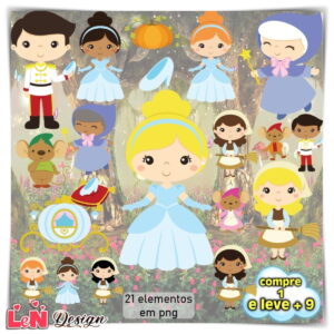 Kit Digital Cinderela Cute