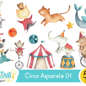 Kit Digital - Circo Aquarela 01