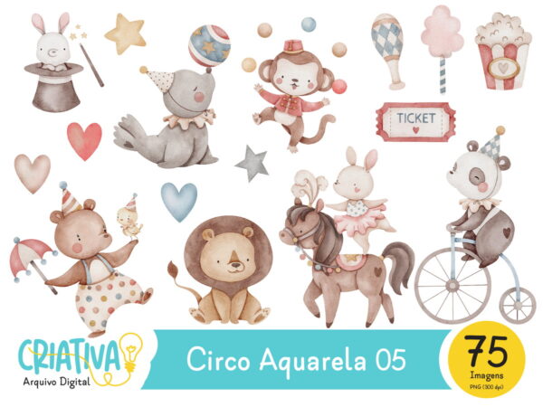 Kit Digital - Circo Aquarela 05