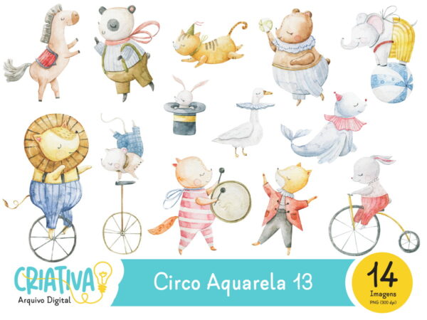 Kit Digital - Circo Aquarela 13