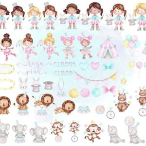 Kit Digital - Circo Aquarela (cod. 0266)