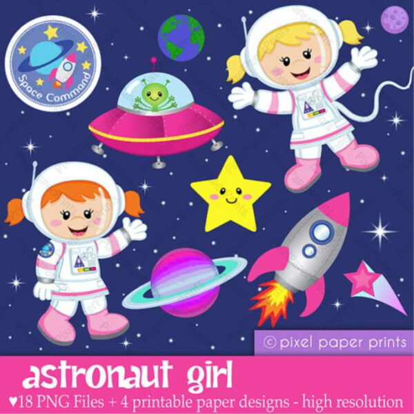 Kit Digital Combo Astronautas - Imagem 2