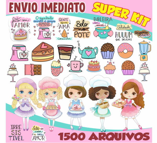 Kit Digital Confeitaria