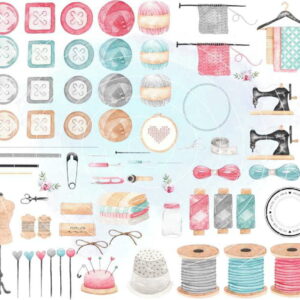 Kit Digital - Costurando Idéias Aquarela (cod. 0263)