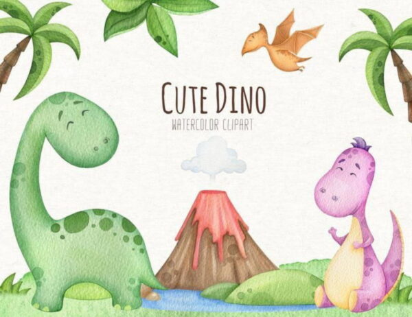 Kit Digital - Cute Dino