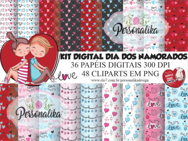 KIT DIGITAL DIA DOS NAMORADOS