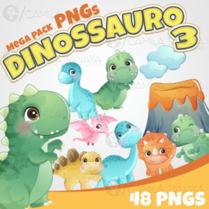 Kit Digital Dinossauro 3 (pague 1 Leve 3)
