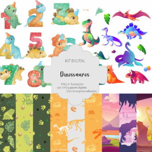 Kit digital Dinossauros