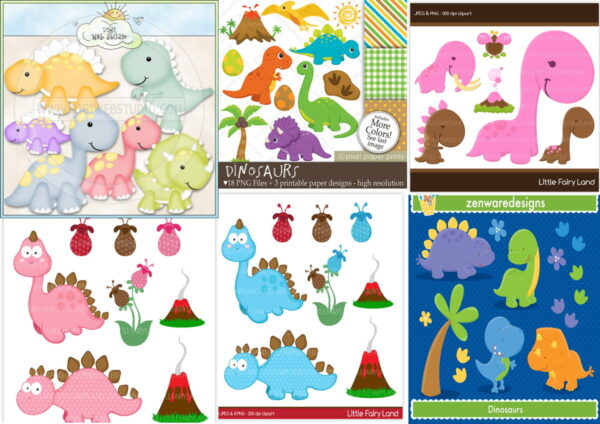 Kit Digital Dinossauros - Imagem 2